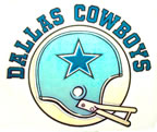 Dallas Cowboys Unused Vintage T-Shirt Iron-On